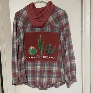 Bonpoint Plaid Jacket with Red and Green Accents